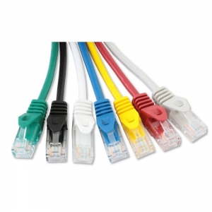 Kabel Krosowy Patchcord U/utp Cat6 0,5m Biały 100% Miedź